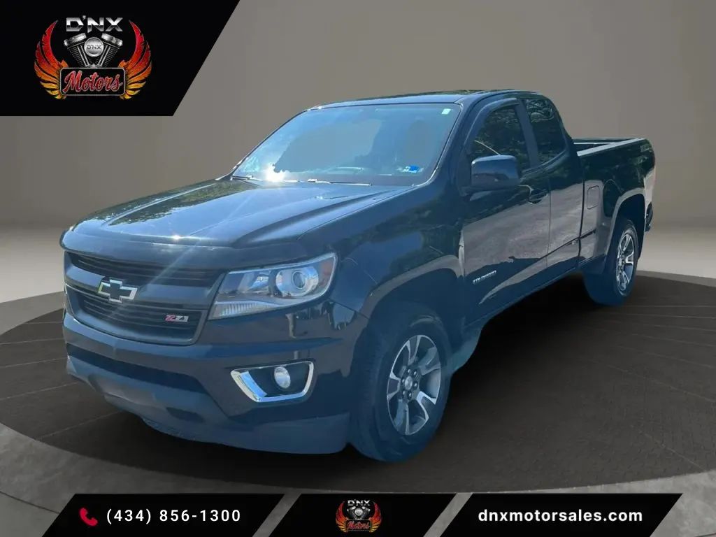 Black 2017 Chevrolet Colorado Pickup Truck Four-Wheel Drive 8-Speed Automatic