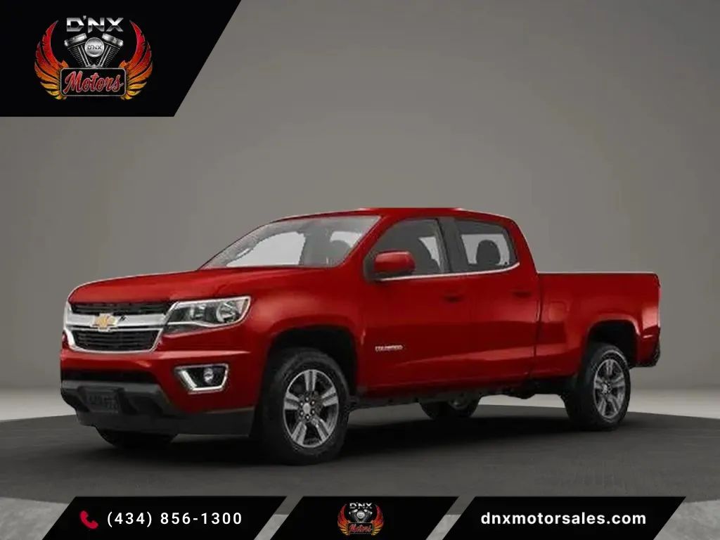 Red 2015 Chevrolet Colorado Pickup Truck Four-Wheel Drive 6-Speed Automatic