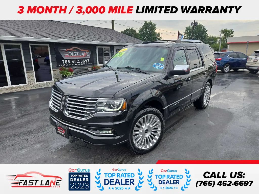 Black 2015 Lincoln Navigator SUV / Crossover Four-Wheel Drive Automatic