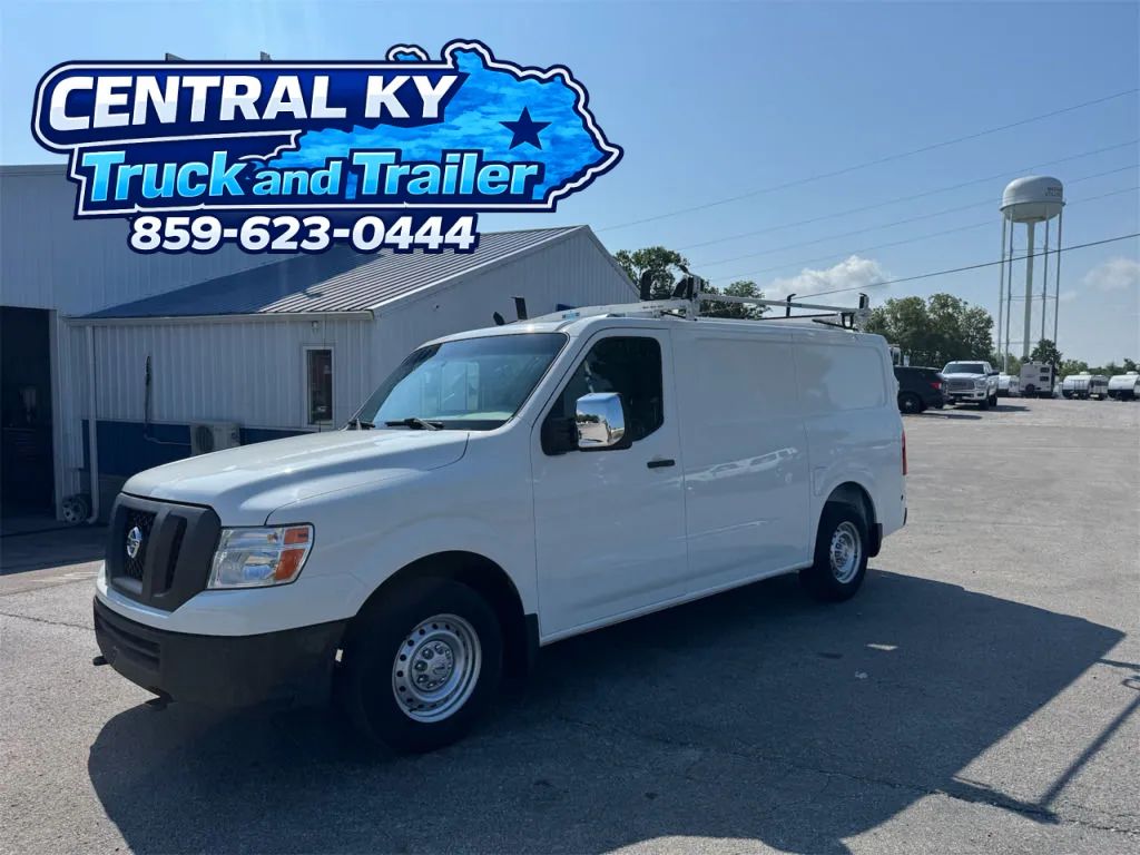 White 2018 Nissan NV Cargo Van Rear-Wheel Drive Automatic