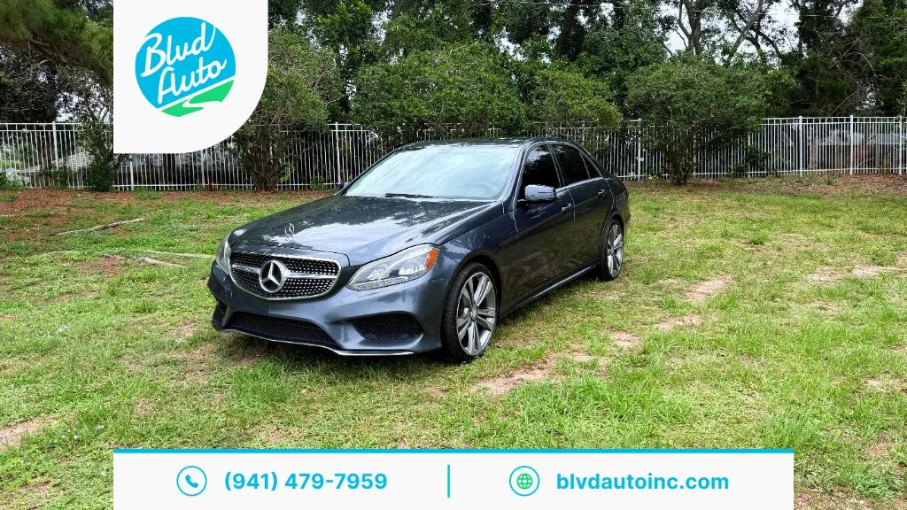 Gray 2014 Mercedes-Benz E-Class Sedan Rear-Wheel Drive Automatic