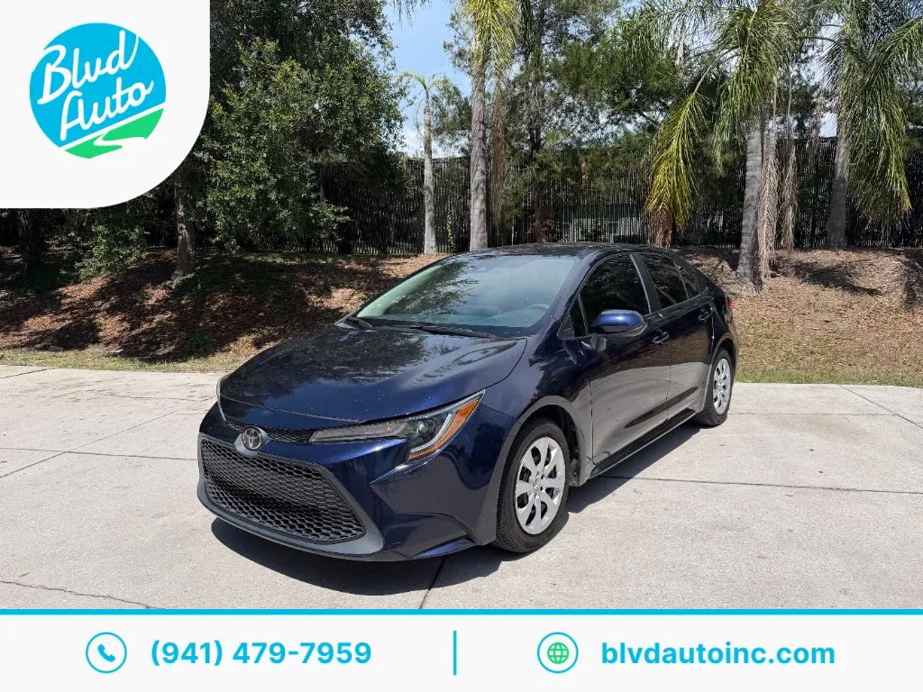 Blue 2021 Toyota Corolla Sedan Front-Wheel Drive Automatic