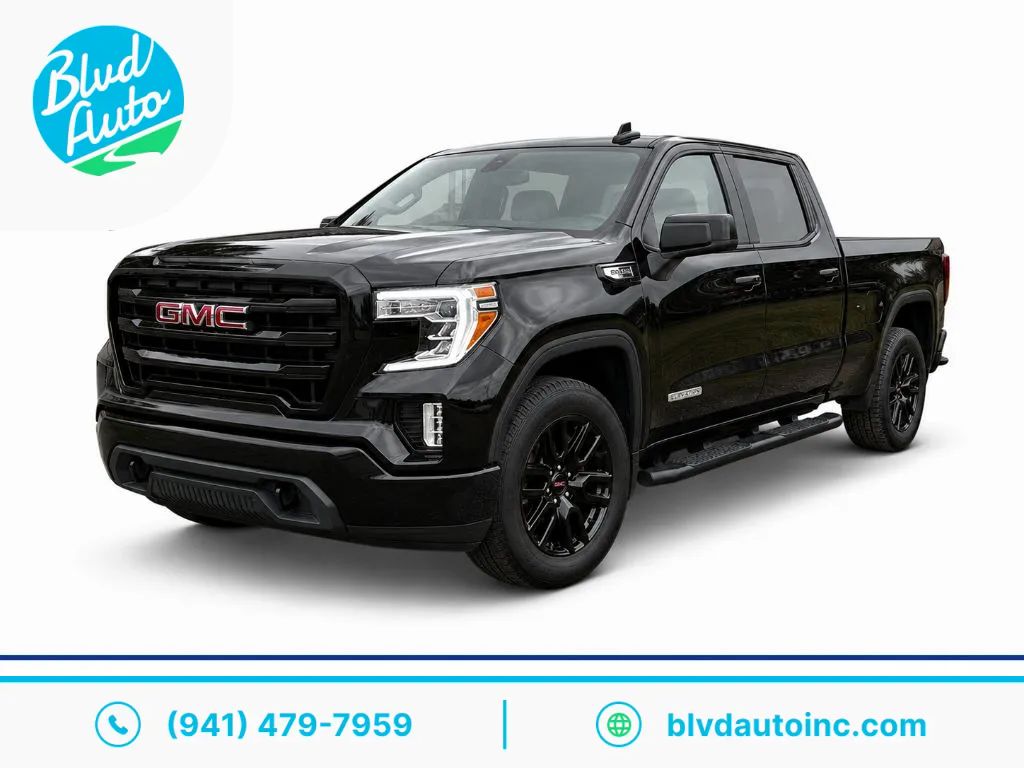 Black 2021 GMC Sierra 1500 Pickup Truck Four-Wheel Drive Automatic