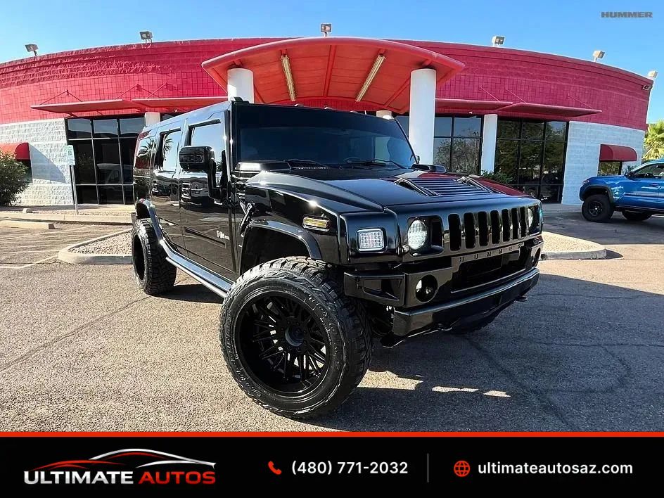 Black 2008 Hummer H2 SUV / Crossover Automatic