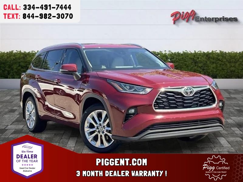 Red 2025 Toyota Highlander SUV / Crossover Front-Wheel Drive Automatic