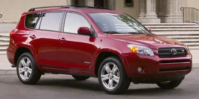 Red 2007 Toyota RAV4 SUV / Crossover Four-Wheel Drive 4-Speed Automatic Overdrive