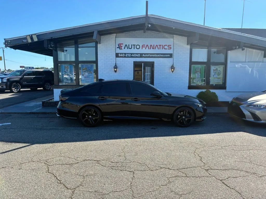 Black 2021 Honda Accord Sport FWD Sedan Front-Wheel Drive Automatic
