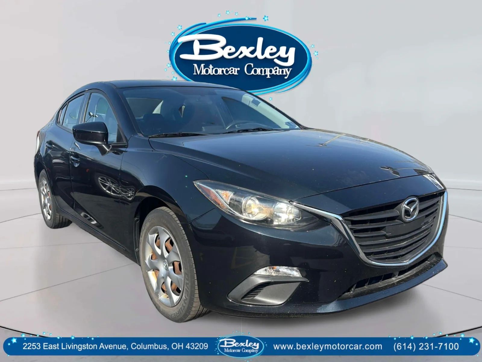 Blue 2016 Mazda MAZDA3 i Sport Sedan Front-Wheel Drive 6-Speed Automatic