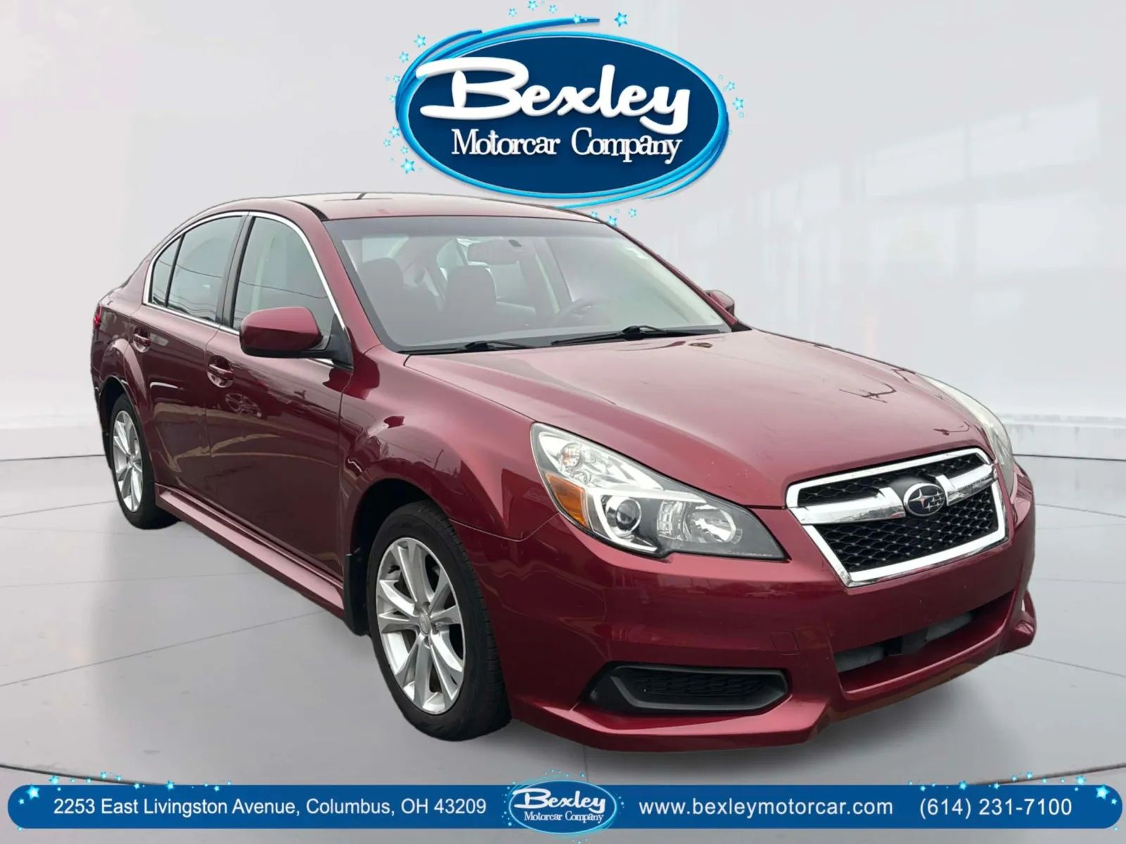 Red 2013 Subaru Legacy 2.5i Premium AWD Sedan All-Wheel Drive 6-Speed CVT