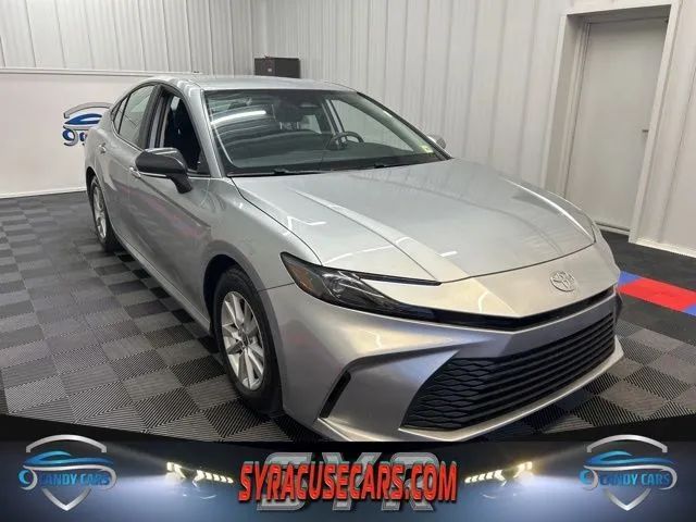 Silver 2025 Toyota Camry XLE FWD Sedan Front-Wheel Drive Continuously Variable Transmission