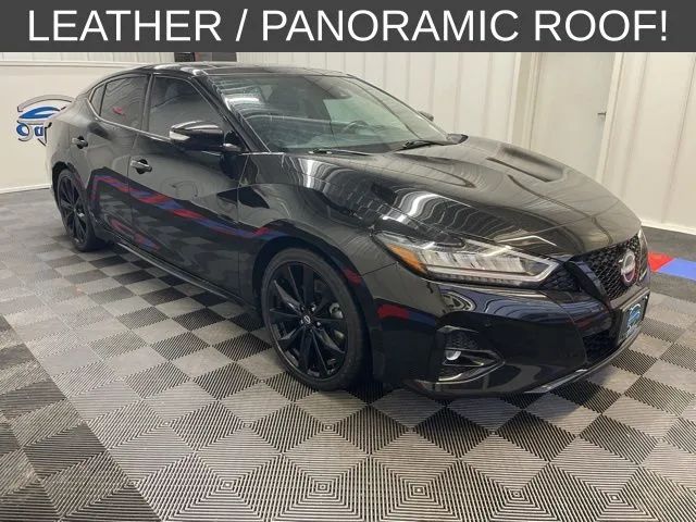 Black 2023 Nissan Maxima SR FWD Sedan Front-Wheel Drive Continuously Variable Transmission