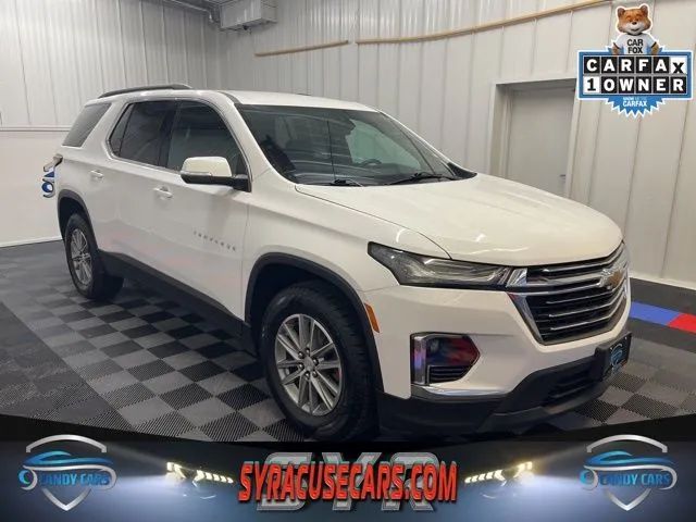 White 2023 Chevrolet Traverse SUV / Crossover Four-Wheel Drive 9-Speed Automatic