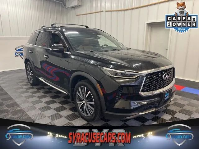 Black 2023 INFINITI QX60 SUV / Crossover All-Wheel Drive 9-Speed Automatic