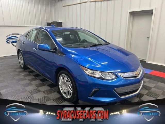 Blue 2018 Chevrolet Volt Premier FWD Hatchback Front-Wheel Drive 1-Speed Automatic
