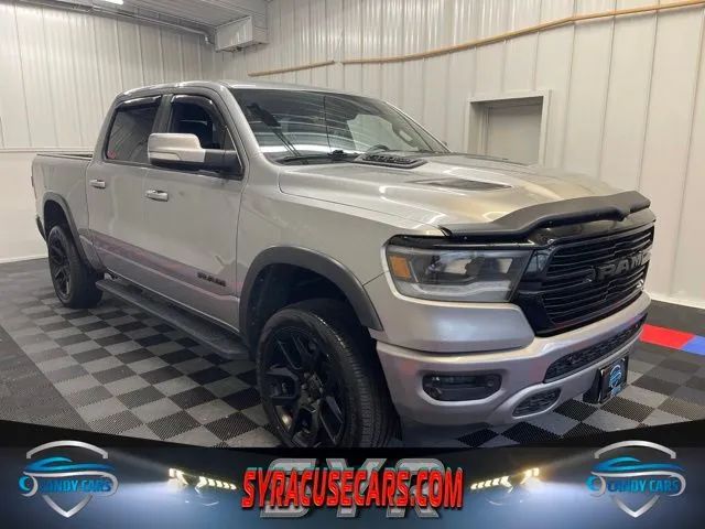 Silver 2020 RAM 1500 Rebel Crew Cab 4WD Pickup Truck Four-Wheel Drive 8-Speed Automatic