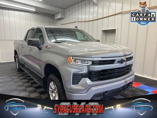 Gray 2024 Chevrolet Silverado 1500 Pickup Truck Four-Wheel Drive Automatic