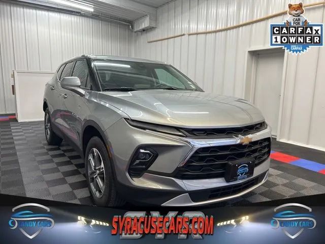 Gray 2024 Chevrolet Blazer SUV / Crossover All-Wheel Drive 9-Speed Automatic Overdrive