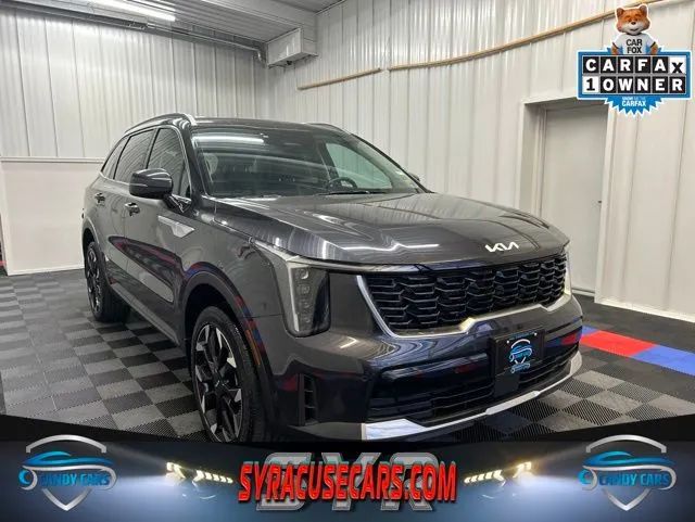 Black 2025 Kia Sorento SUV / Crossover All-Wheel Drive 8-Speed Dual Clutch