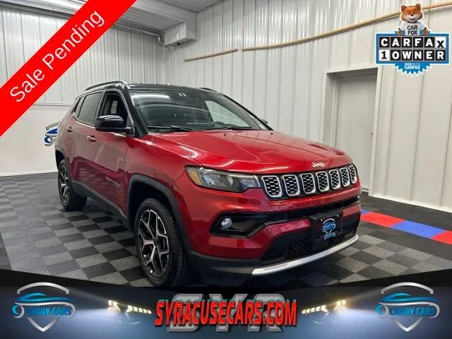Red 2025 Jeep Compass SUV / Crossover Four-Wheel Drive 8-Speed Automatic