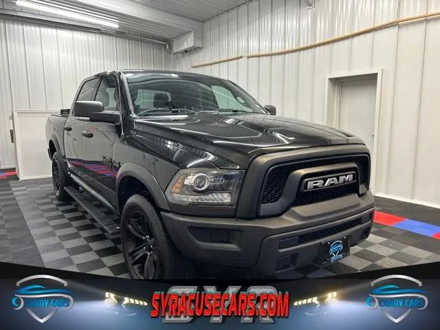 Black 2022 RAM 1500 Pickup Truck Four-Wheel Drive 8-Speed Automatic