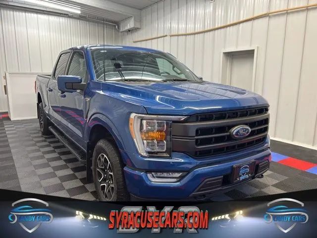 Gray 2023 Ford F-150 Pickup Truck Four-Wheel Drive Automatic