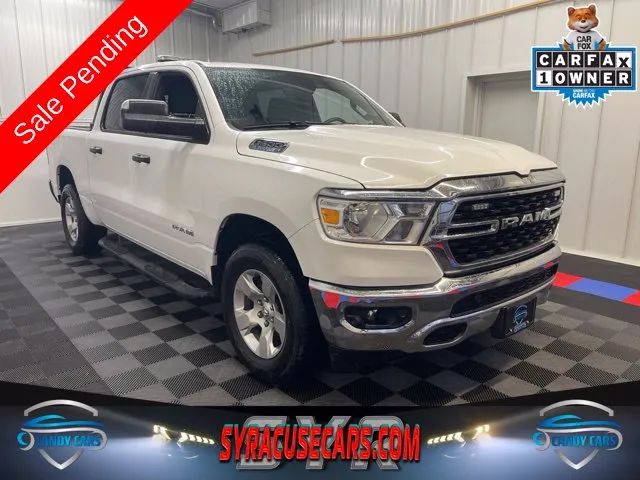 White 2024 RAM 1500 Pickup Truck Four-Wheel Drive 8-Speed Automatic