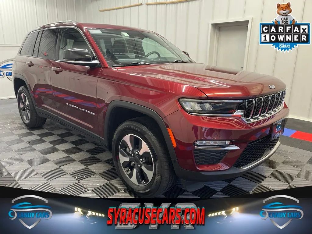 Red 2024 Jeep Grand Cherokee 4xe SUV / Crossover Four-Wheel Drive 8-Speed Automatic