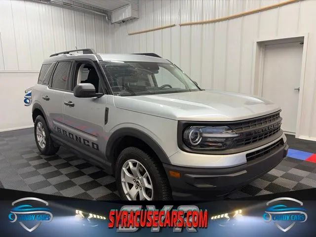 Silver 2022 Ford Bronco Sport SUV / Crossover All-Wheel Drive 8-Speed Automatic