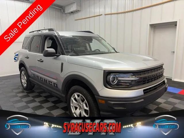 Silver 2022 Ford Bronco Sport SUV / Crossover All-Wheel Drive 8-Speed Automatic