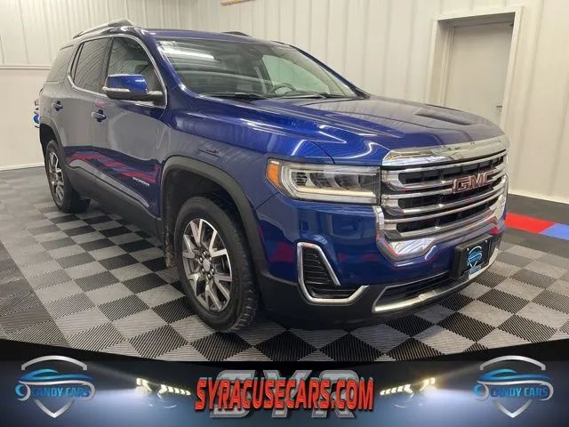 Blue 2023 GMC Acadia SUV / Crossover Four-Wheel Drive 9-Speed Automatic