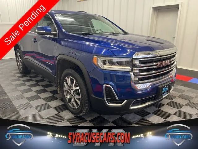 Blue 2023 GMC Acadia SUV / Crossover Four-Wheel Drive 9-Speed Automatic
