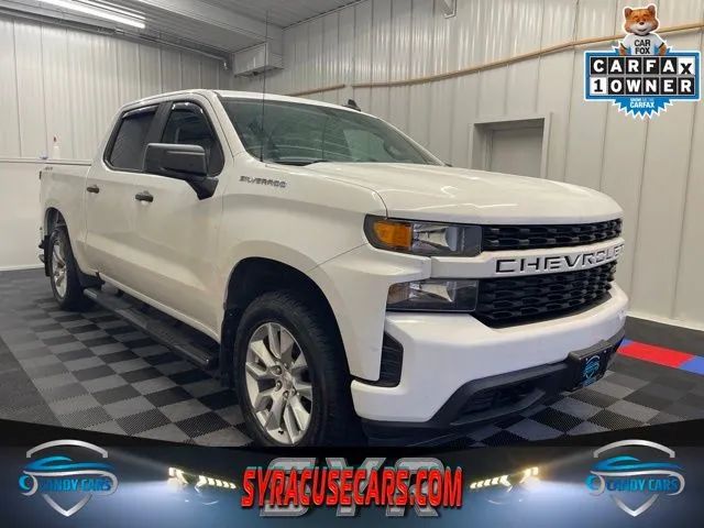 White 2021 Chevrolet Silverado 1500 Pickup Truck Four-Wheel Drive 6-Speed Automatic Overdrive