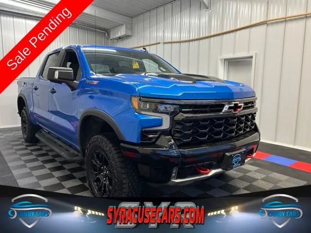 Blue 2025 Chevrolet Silverado 1500 Pickup Truck Four-Wheel Drive Automatic