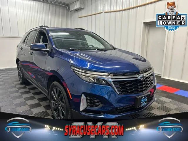 Blue 2023 Chevrolet Equinox SUV / Crossover Four-Wheel Drive 6-Speed Automatic Overdrive