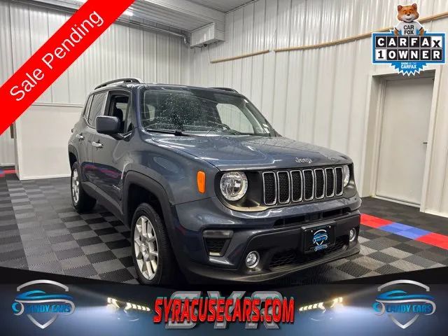 Blue 2021 Jeep Renegade SUV / Crossover Four-Wheel Drive 9-Speed Automatic