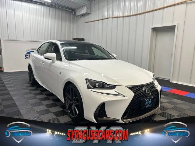 White 2019 Lexus IS Sedan All-Wheel Drive 6-Speed Automatic