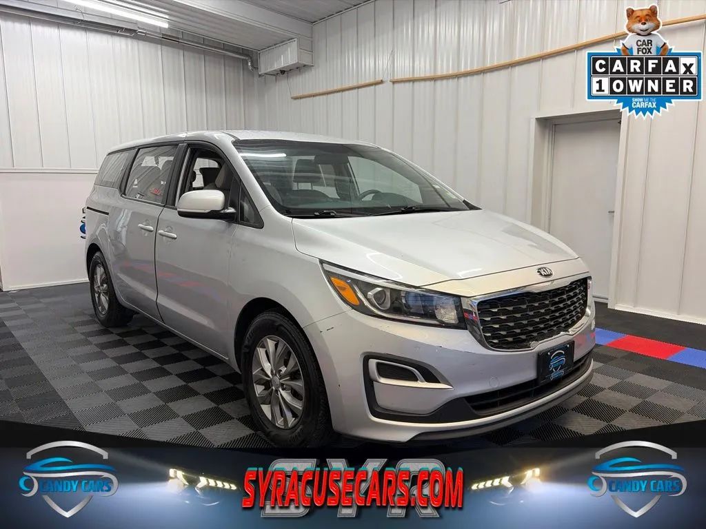 Silver 2020 Kia Sedona Minivan Front-Wheel Drive 8-Speed Automatic