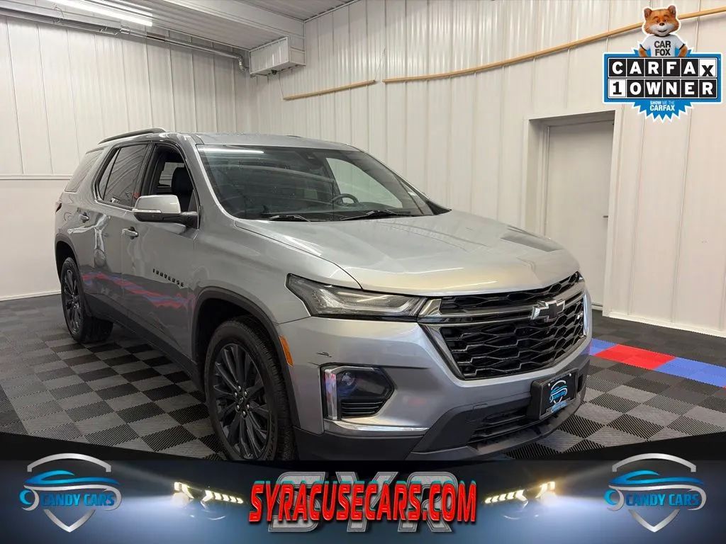 Gray 2023 Chevrolet Traverse SUV / Crossover Four-Wheel Drive 9-Speed Automatic
