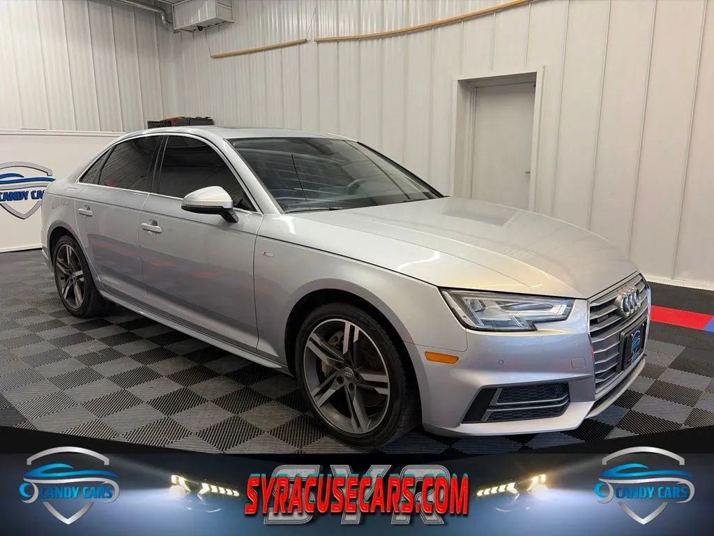 Silver 2018 Audi A4 Sedan All-Wheel Drive 7-Speed Automatic