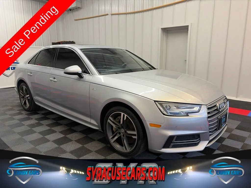 Silver 2018 Audi A4 Sedan All-Wheel Drive 7-Speed Automatic