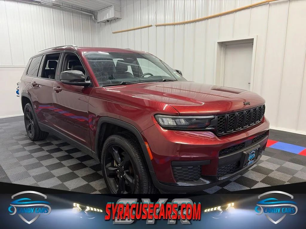 Red 2021 Jeep Grand Cherokee L SUV / Crossover Four-Wheel Drive 8-Speed Automatic