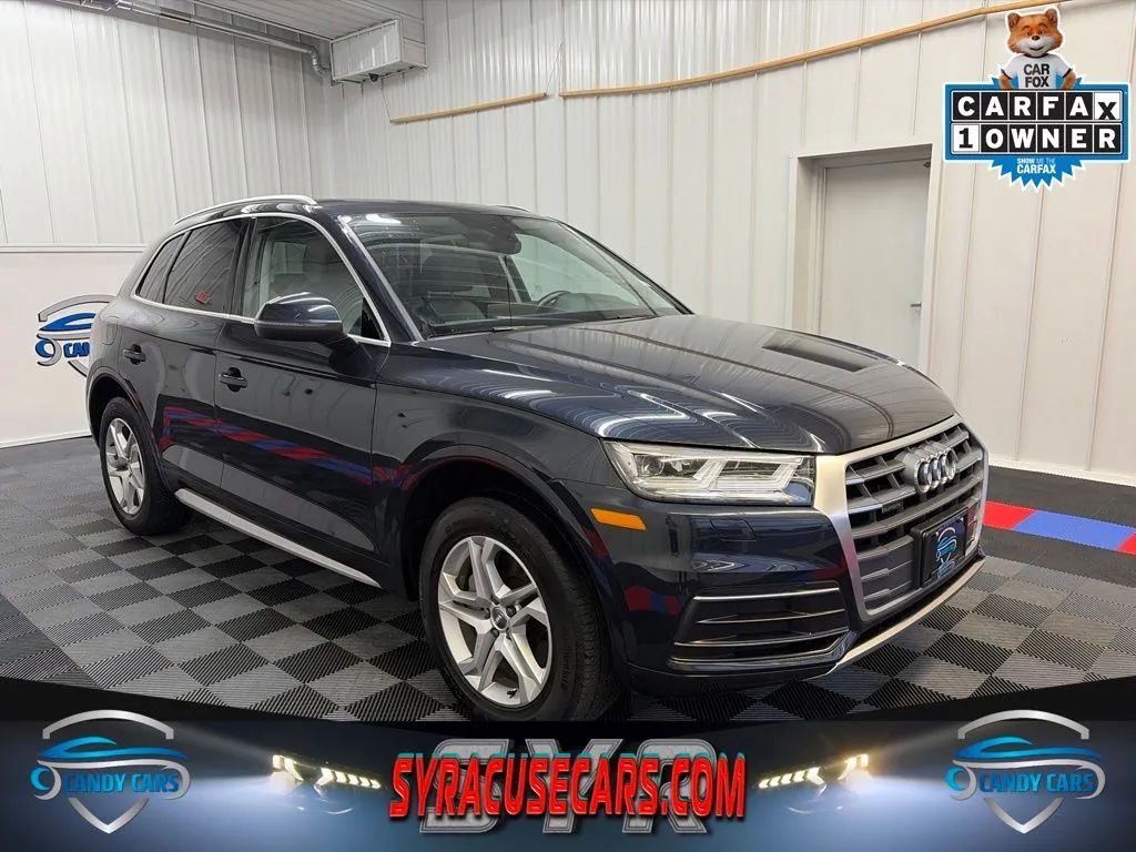 Blue 2018 Audi Q5 SUV / Crossover All-Wheel Drive 7-Speed Automatic