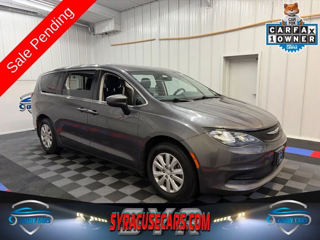 Gray 2021 Chrysler Voyager Minivan Front-Wheel Drive 9-Speed Automatic