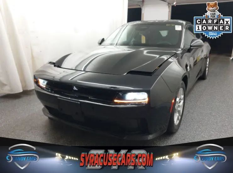 Black 2025 Dodge Charger Daytona Coupe All-Wheel Drive Automatic
