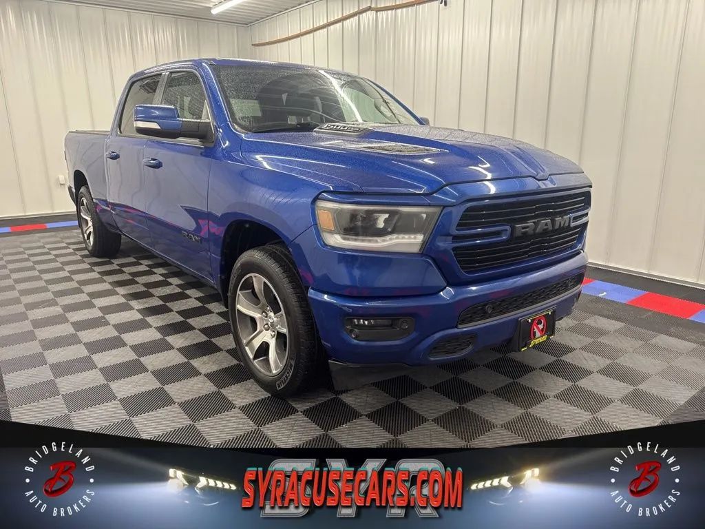 Blue 2019 RAM 1500 Pickup Truck 8-Speed Automatic