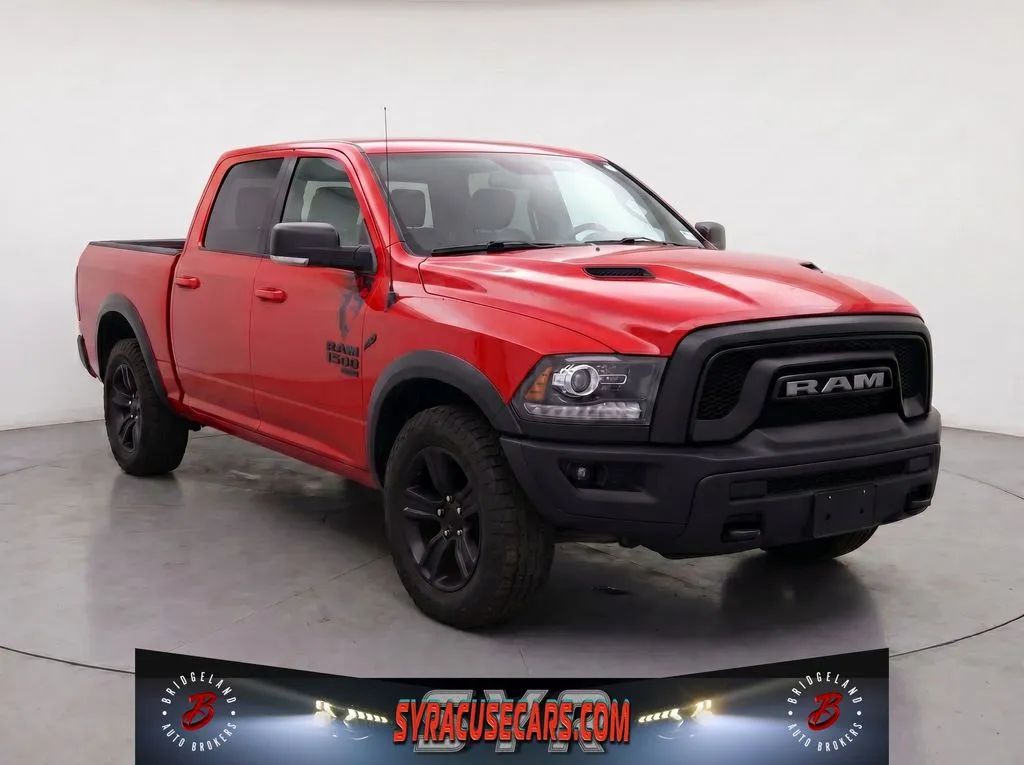 Red 2022 RAM 1500 Classic Warlock Crew Cab 4WD Pickup Truck Four-Wheel Drive 8-Speed Automatic