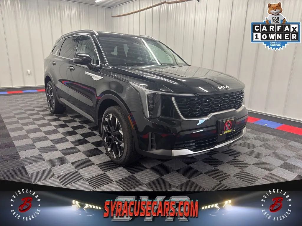 Black 2025 Kia Sorento SUV / Crossover All-Wheel Drive 8-Speed Dual Clutch