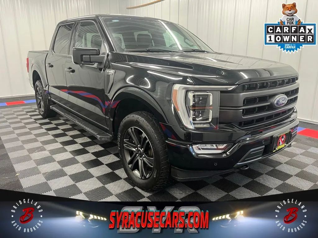 Black 2023 Ford F-150 Pickup Truck Four-Wheel Drive Automatic