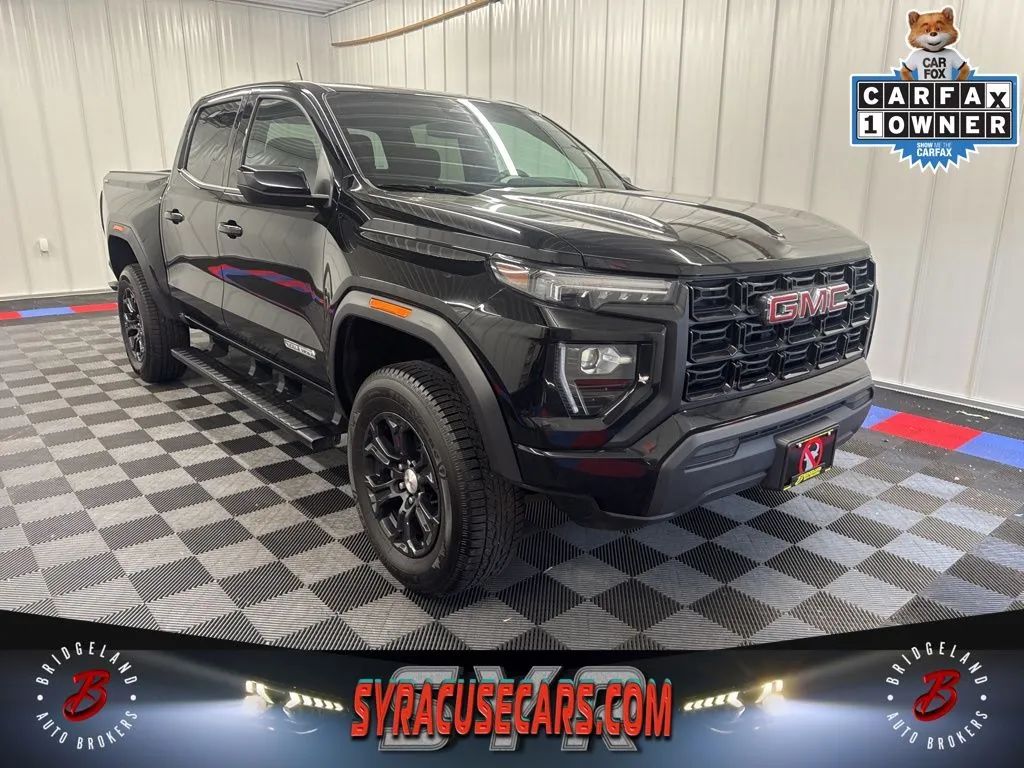 Black 2024 GMC Canyon Pickup Truck Four-Wheel Drive 8-Speed Automatic