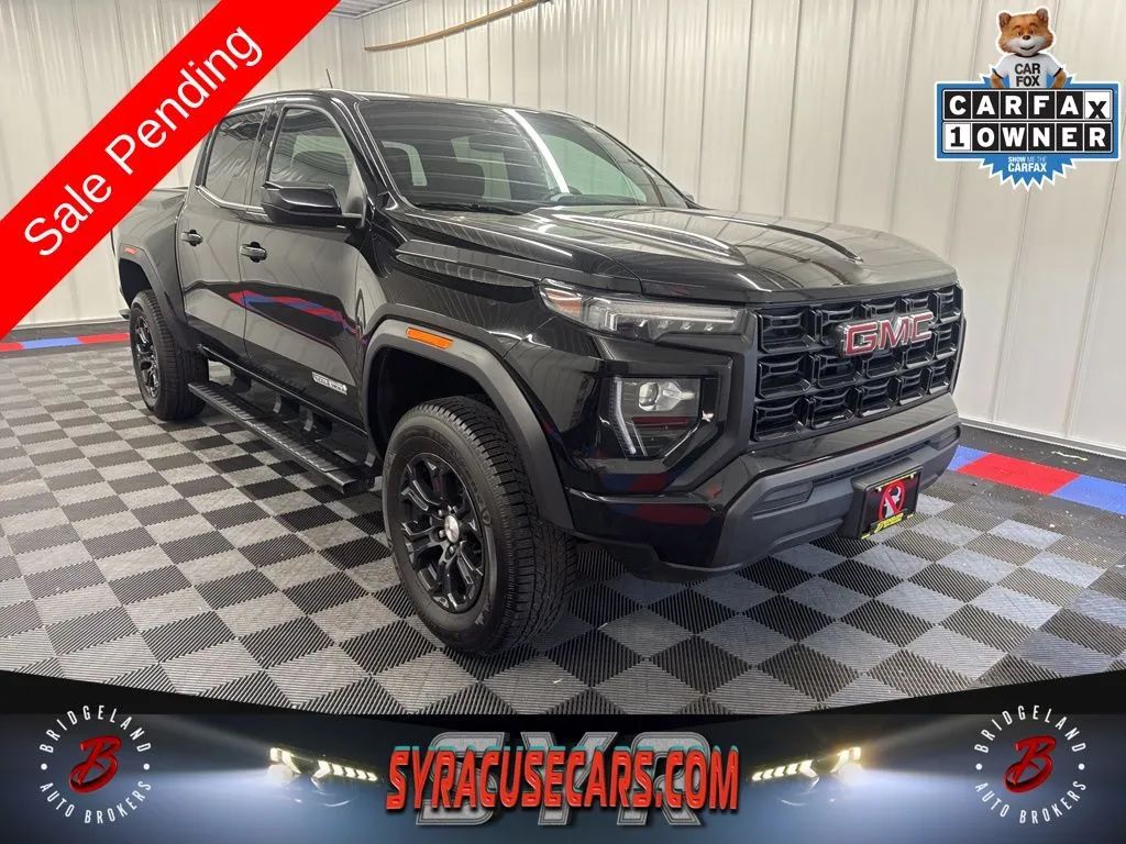 Black 2024 GMC Canyon Pickup Truck Four-Wheel Drive 8-Speed Automatic
